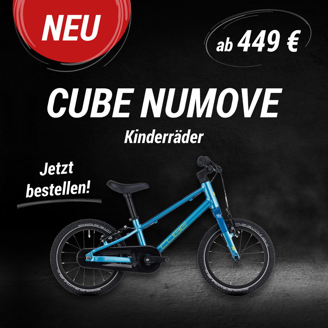 CUBE Numove Kinderfahrräder im CUBE Store Rostock