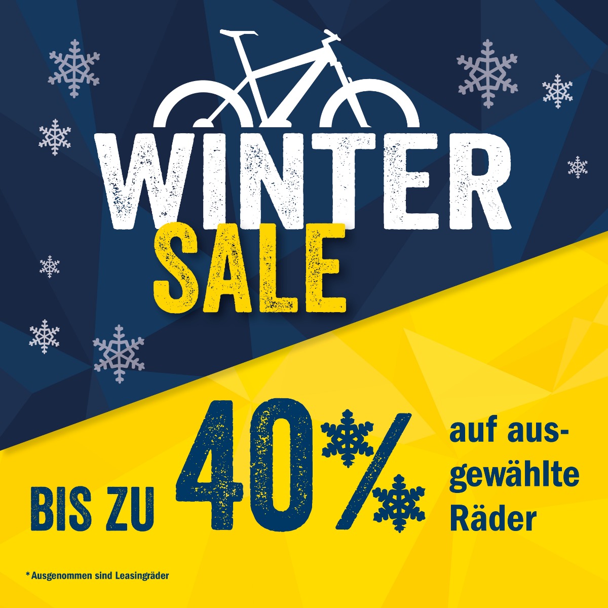Fahrrad Winter-Sale im BIKE Market
