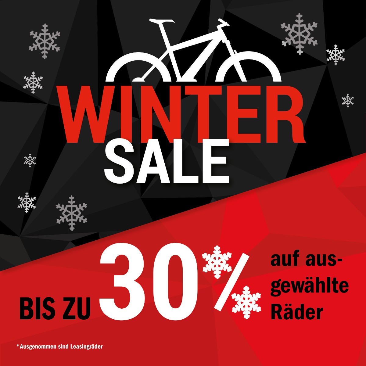 Bike Winter-Sale Angebote im CUBE Store